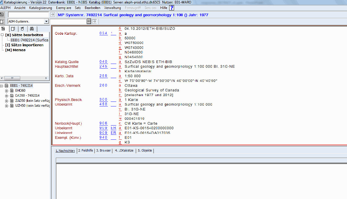 Bibliothekssystem Aleph (2001–2020/21), ab 7.12.2020 Alma.